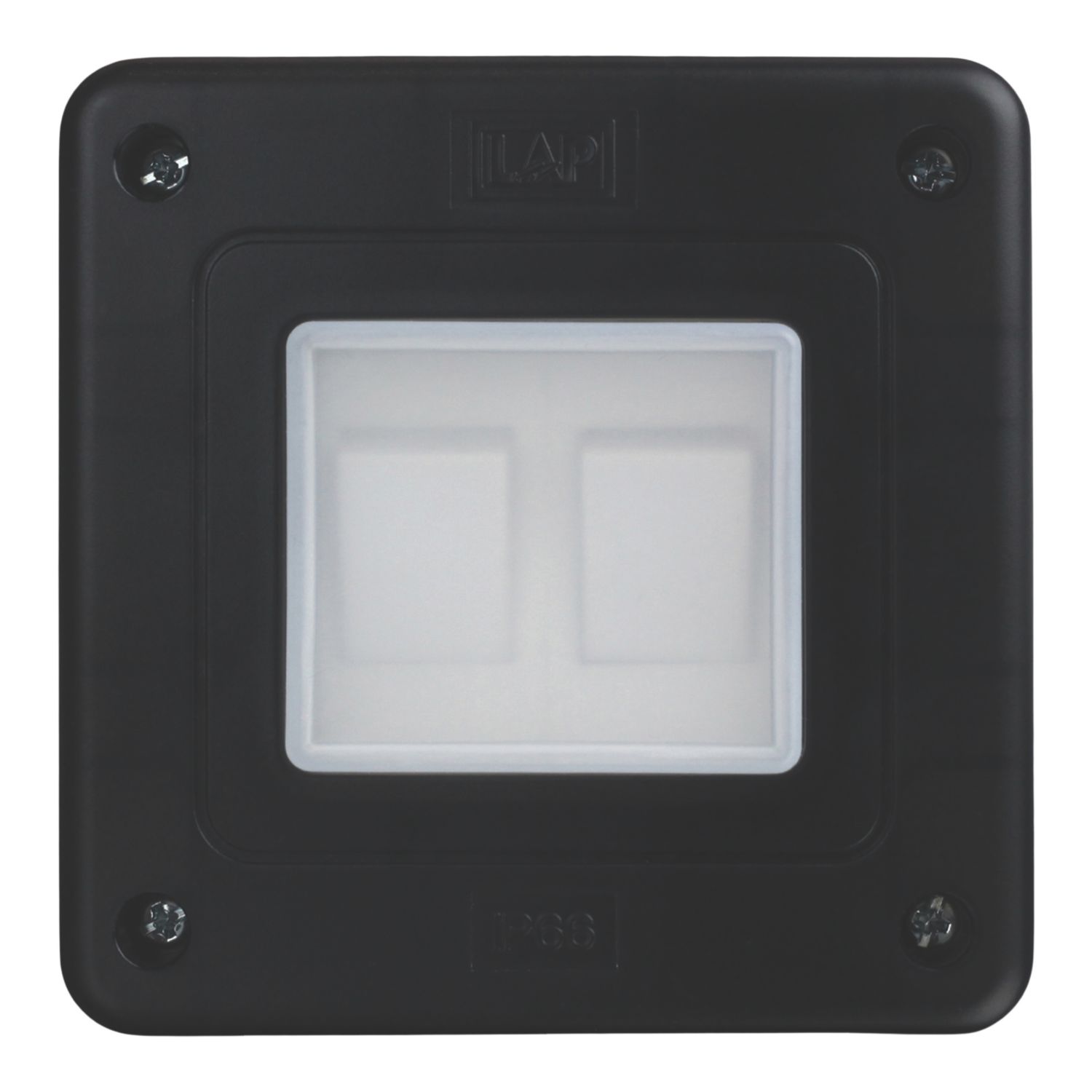 LAP IP66 20A 2-Gang 2-Way Weatherproof Outdoor Switch (833AN)