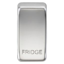 Knightsbridge 'FRIDGE' Switch Cover Polished Chrome