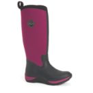 Muck Boots Arctic Adventure  Size 5 Womens Black/ Maroon Non Safety Wellies