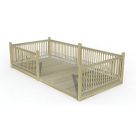Forest Ultima Decking Kit with 5 x Balustrades 2.4m x 4.8m