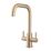 Swirl Divine Tap Brushed Brass