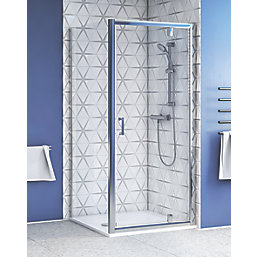 Aqualux Shine 6 Thermostatic Mixer Shower & Enclosure with Tray 900mm x 900mm x 1850mm