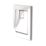 Highlife Bathrooms  Dual-Flush Square Push Button Chrome