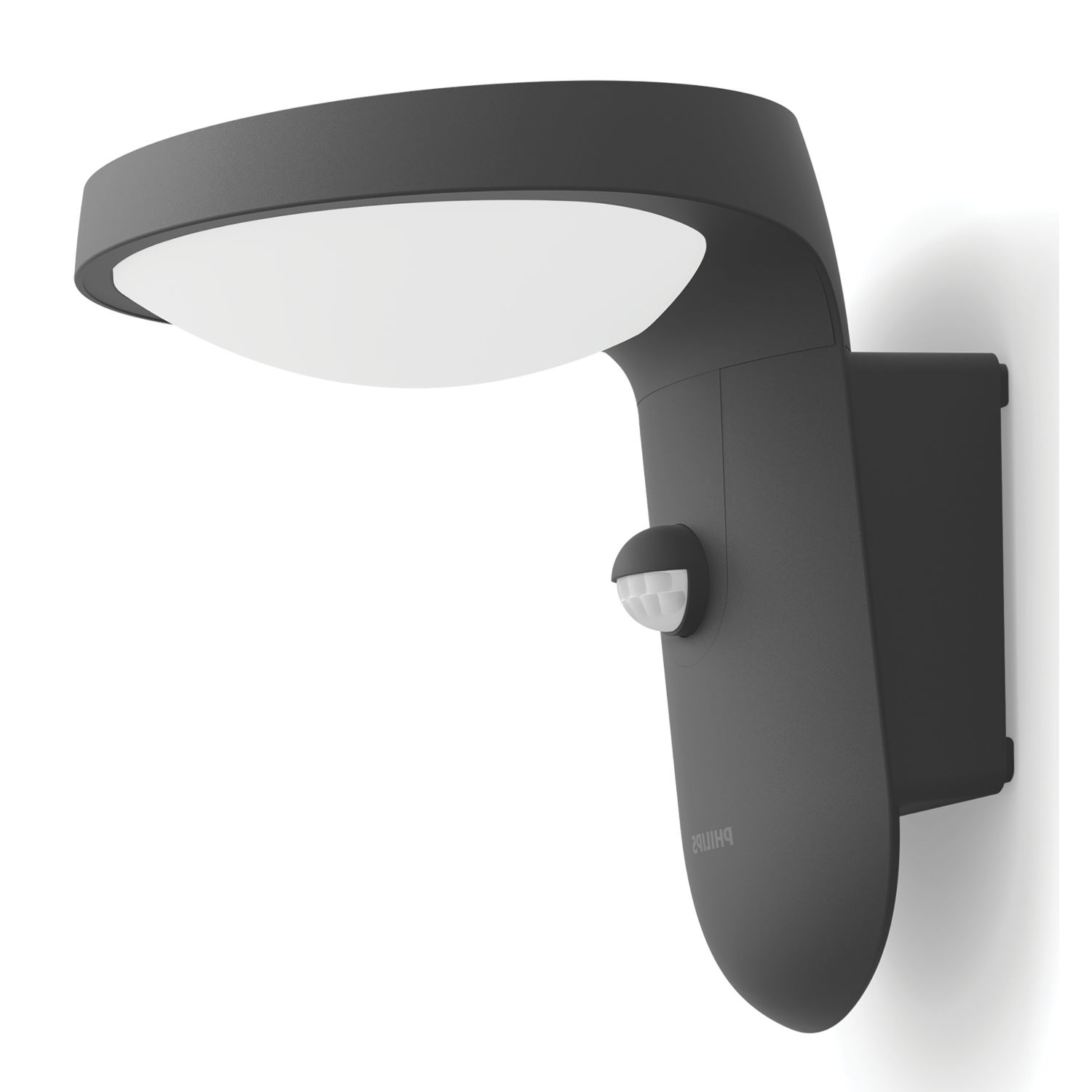 Philips Tyla Outdoor LED Solar Wall Light With PIR Sensor Anthracite 255lm (833JC)