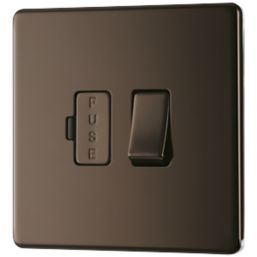 LAP  13A Switched Fused Spur  Black Nickel