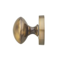 Designer Levers Orion Mortice Door Knob Pair Antique Brass 58mm