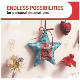 Command Clear Self-Adhesive Clear Decorating Clip 60 Pack