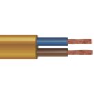 Time 2192Y Gold 2-Core 0.75mm² Flexible Cable 10m Coil