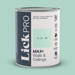 LickPro Max+ 1Ltr Blue 09 Matt Emulsion  Paint
