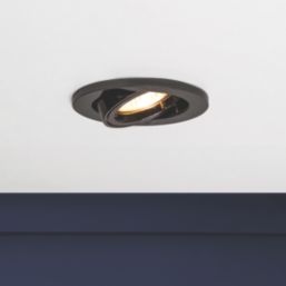 Electralite Yate Adjustable  Fire Rated Downlights Black 10 Pack