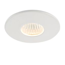 Saxby Lalo Round LED Downlight Matt White 4W 240lm