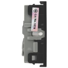 British General  20A Modular DP Key Switch Black