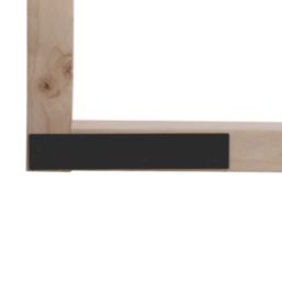 Magnodur Mending Plates Black 170mm x 30mm x 2mm 10 Pack