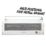 TCP  3kW Electric Wall or Ceiling-Mounted Air Curtain White