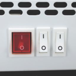 TCP  3kW Electric Wall or Ceiling-Mounted Air Curtain White