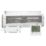 TCP  3kW Electric Wall or Ceiling-Mounted Air Curtain White