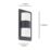 Eglo Cisterna Outdoor Wall Light Silver