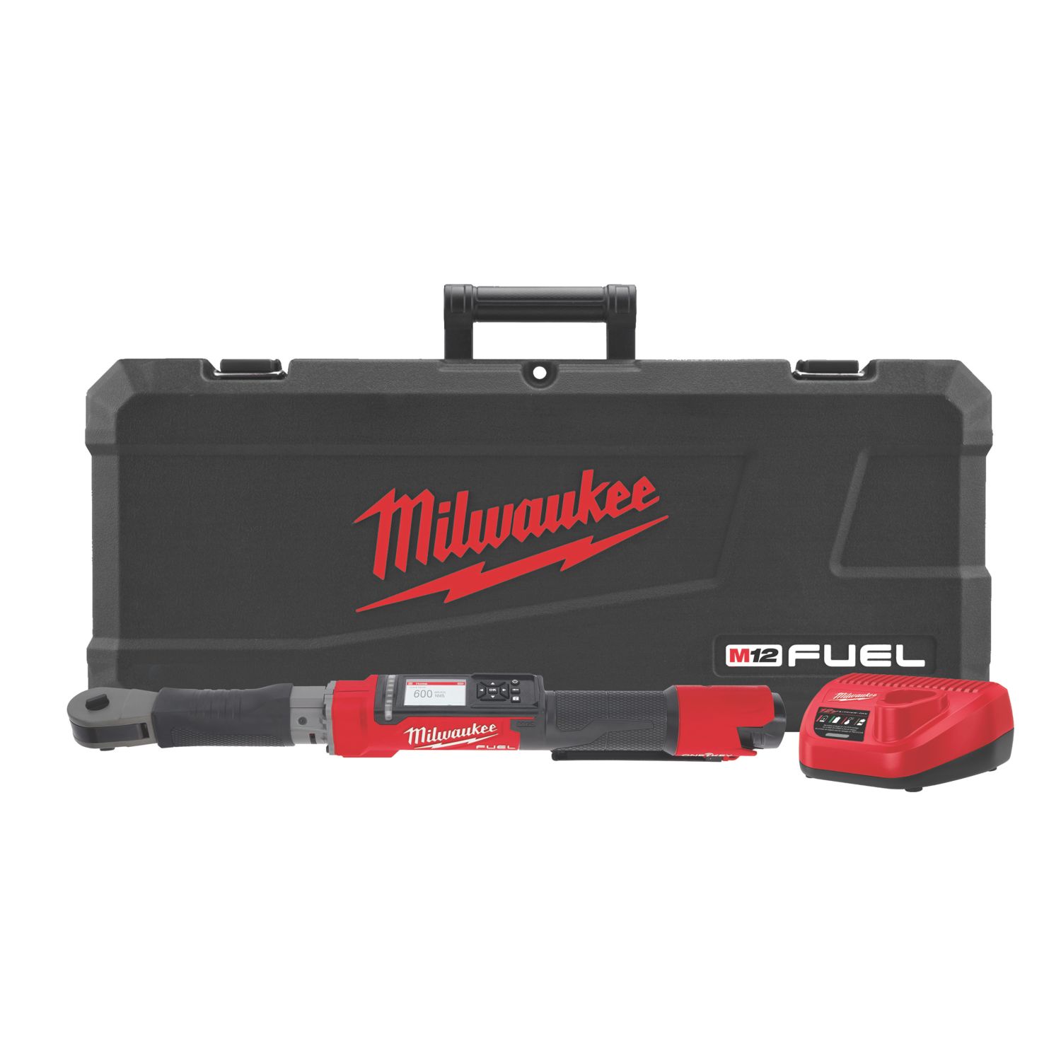 Milwaukee M12 ONEFTR12-201C FUEL 12V 1 x 2.0Ah Li-Ion RedLithium Brushless Cordless ONE-KEY 1/2" Digital Torque Wrench (834GE)