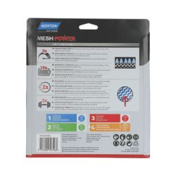 Norton   180 Grit Mesh Wood, Plaster, Plasterboard & Paint Sanding Discs 225mm 5 Pack