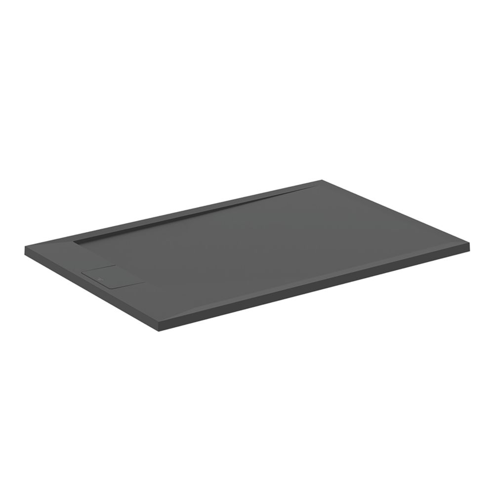 Ideal Standard i.life Ultraflat S Rectangular Shower Tray Jet Black ...