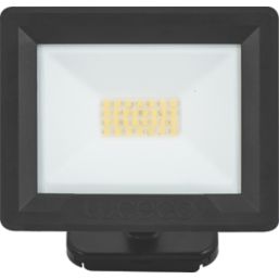 Luceco Essence Outdoor LED Floodlight with Ball Joint Black 20W 2000lm