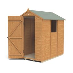 Forest Delamere 4' x 6' (Nominal) Apex Shiplap T&G Timber Shed