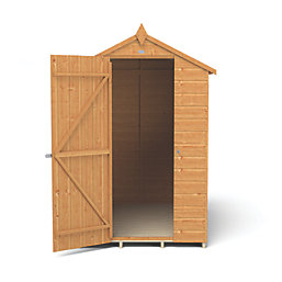 Forest Delamere 4' x 6' (Nominal) Apex Shiplap T&G Timber Shed