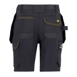 Site Kilani Womens Shorts Black/Grey Size 8