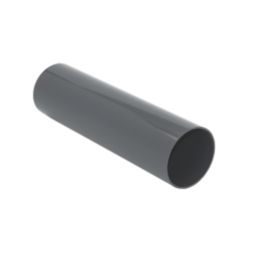 FloPlast  Round Rainwater Downpipes Anthracite Grey 68mm x 2.5m 6 Pack
