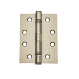 Hardware Solutions Antique Black  Ball Bearing Hinges 102mm x 75mm 2 Pack