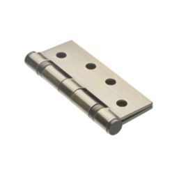 Hardware Solutions Antique Brass  Ball Bearing Hinges 102mm x 75mm 2 Pack