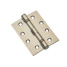 Hardware Solutions Antique Brass  Ball Bearing Hinges 102mm x 75mm 2 Pack