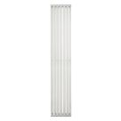 Time Supra  1800mm x 330mm 5912BTU Matt Chrome Vertical Designer Radiator