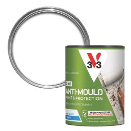 V33  750ml Pure White Matt Anti Mould  Paint