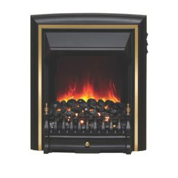 Be Modern Dunswood Electric Comet Inset Fire Oak-Effect 1070mm x 330mm x 1123mm