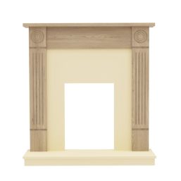 Be Modern Dunswood Electric Comet Inset Fire Oak-Effect 1070mm x 330mm x 1123mm