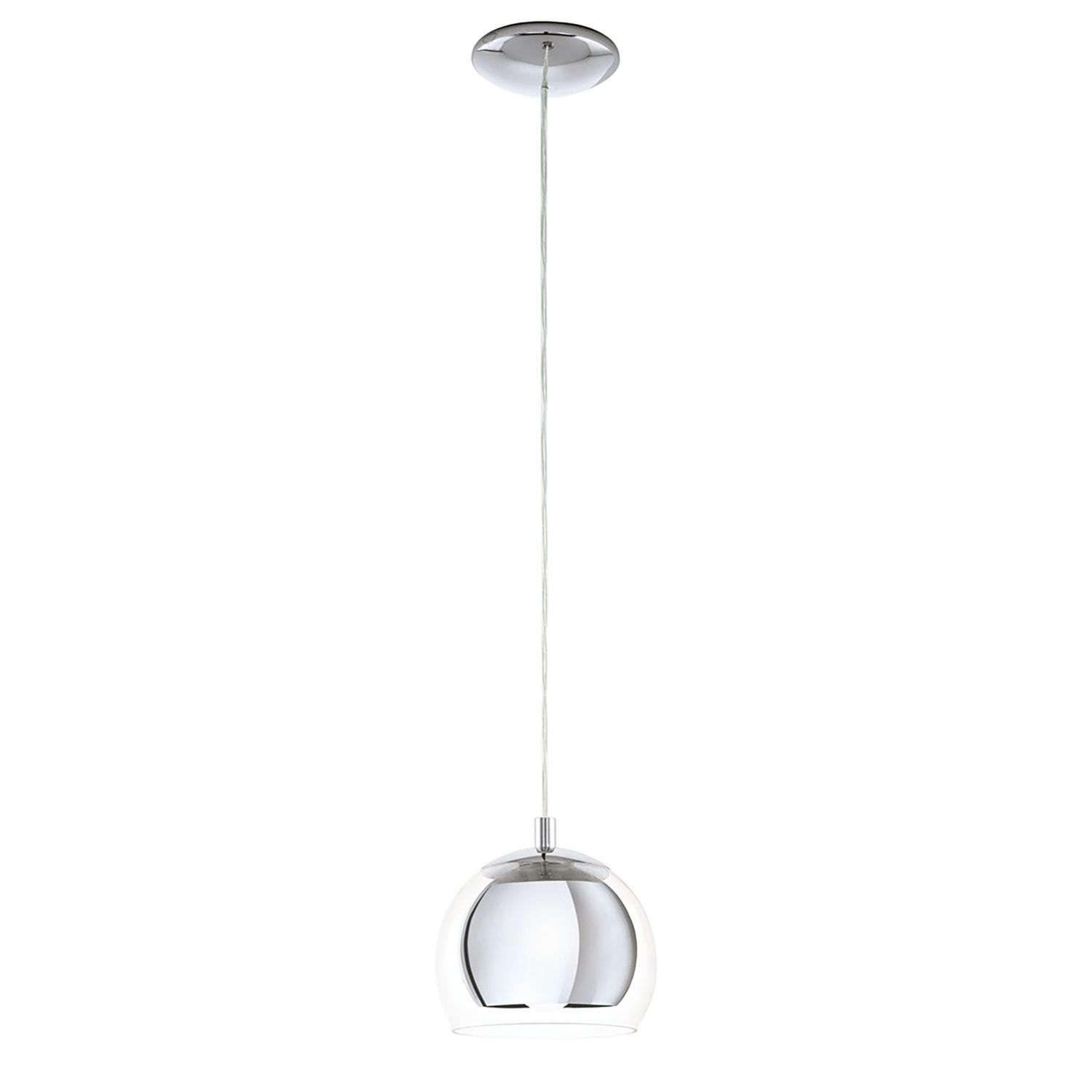 Eglo Rocamar Single Pendant Light Chrome (834PL)