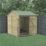 Forest Beckwood 7' x 7' (Nominal) Reverse Apex Shiplap Timber Shed with Base & Assembly