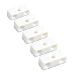 Essentials Assembly Joints White 30.5mm x 11.5mm x 11.5mm 10 Pack