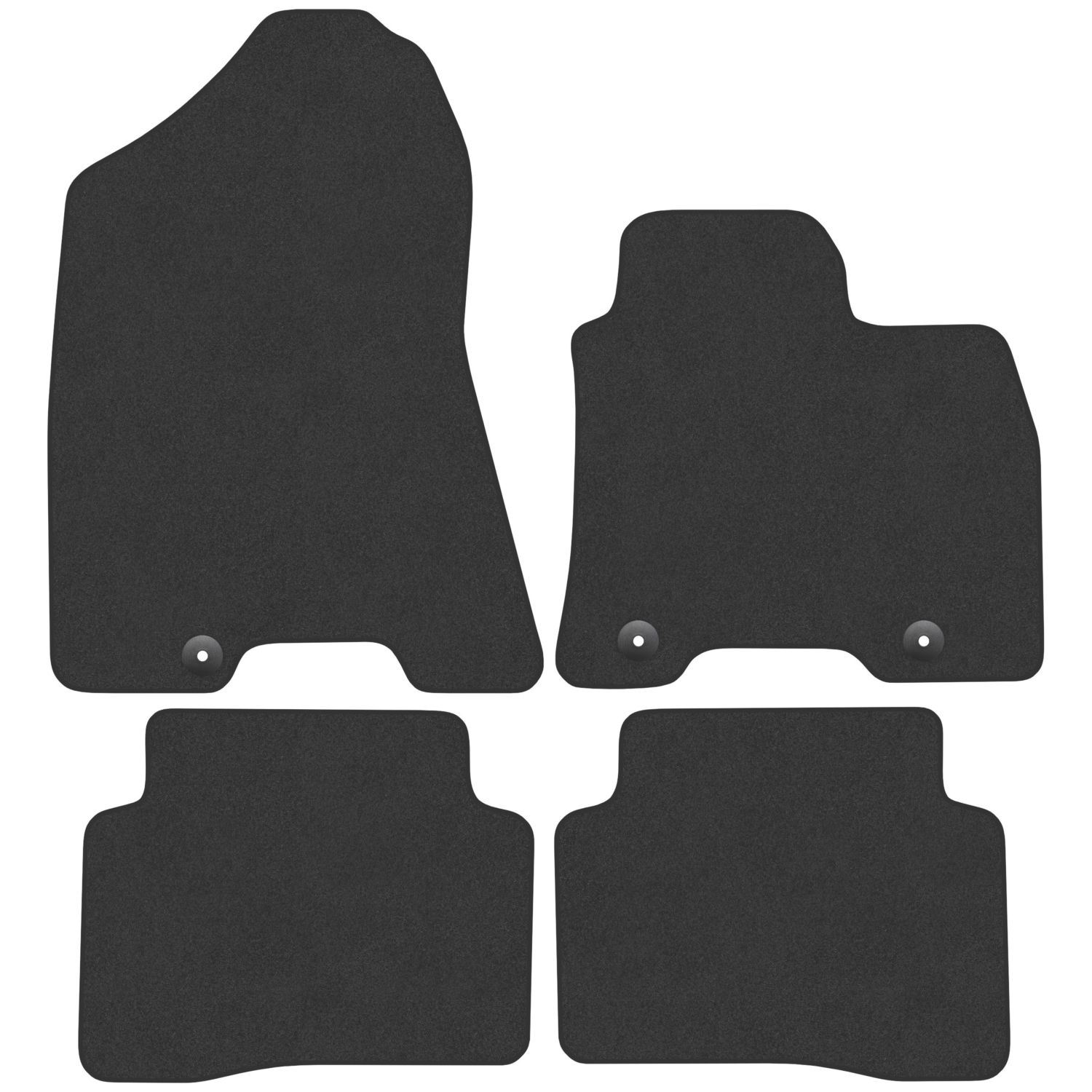 Car Mat Co. Hyundai Tucson 2015 - 2021 Carpet & Rubber Car Mats 4 Piece Set (834VV)