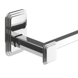 Swirl Caldew Bathroom Towel Rail Chrome 647mm x 83mm x 72mm