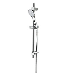 Bristan Sonique Rear-Fed Exposed Chrome Thermostatic Mixer Shower
