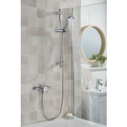 Bristan Sonique Rear-Fed Exposed Chrome Thermostatic Mixer Shower