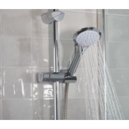 Bristan Sonique Rear-Fed Exposed Chrome Thermostatic Mixer Shower