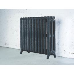Arroll 760mm x 914mm 5405BTU Anthracite Cast Iron 3 Column Radiator