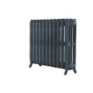 Arroll 760mm x 914mm 5405BTU Anthracite Cast Iron 3 Column Radiator