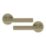 Cooke & Lewis Damgano Lever on Rose Door Handles Pair Antique Brass