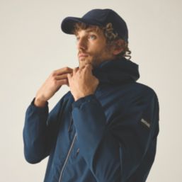 Regatta Shorebay Waterproof Jacket Navy / Tigerlilly Orange Large Size 49.6" Chest