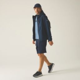Regatta Shorebay Waterproof Jacket Navy / Tigerlilly Orange Large Size 49.6" Chest