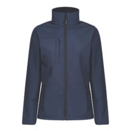 Regatta Octagon Womens Softshell Jacket Navy (Seal Grey) Size 8